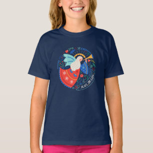 Weltfrieden Angel Design T-Shirt
