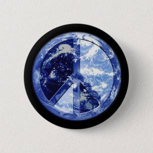 Weltfrieden Button