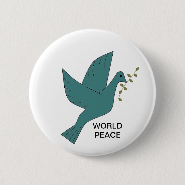 WELTFRIEDEN BUTTON (Vorderseite)