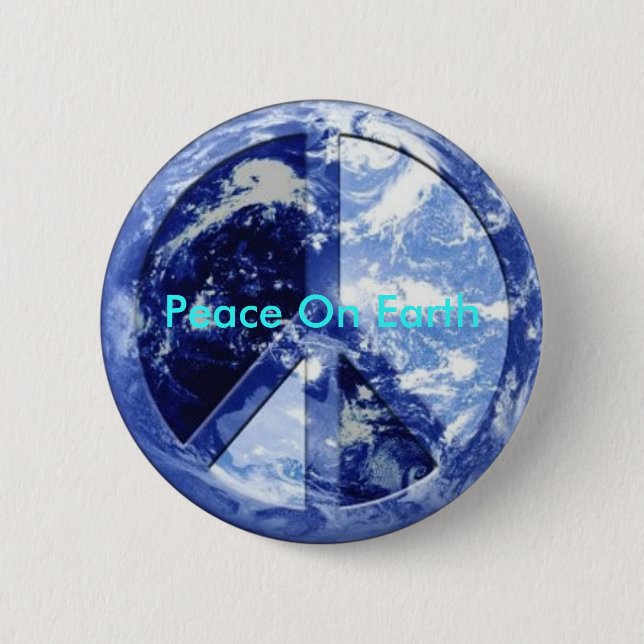 Weltfrieden Button (Vorderseite)