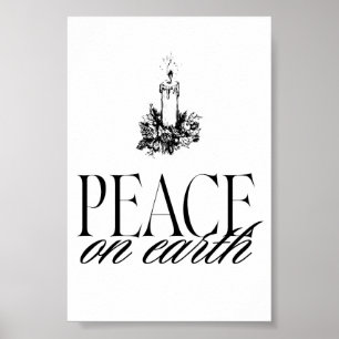 Weltfrieden Candle Vintage Poster