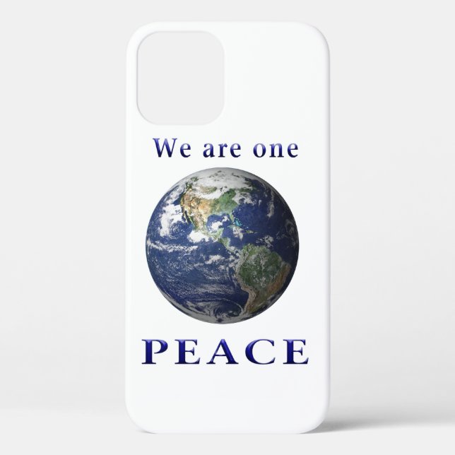 Weltfrieden Case-Mate iPhone Hülle (Rückseite)