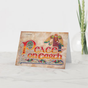 Weltfrieden Celtic Irish Crhistmas Card Feiertagskarte
