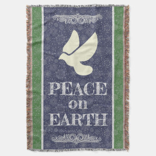 Weltfrieden Dove Decke