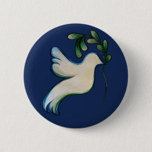 Weltfrieden Dove of Hope Button