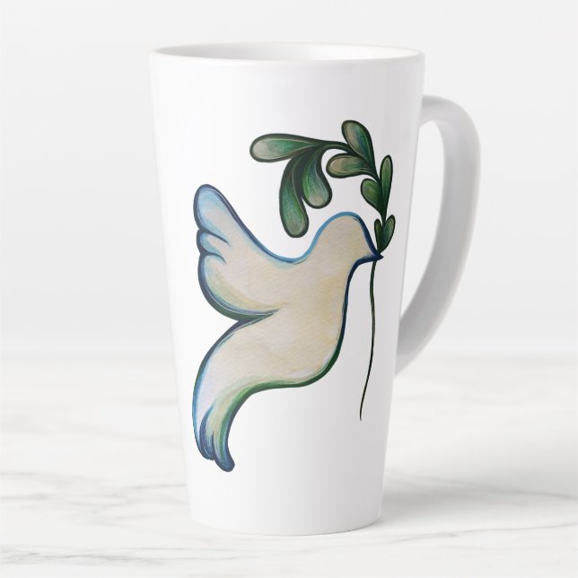 Weltfrieden Dove of Hope Milchtasse (Rechte Ecke)