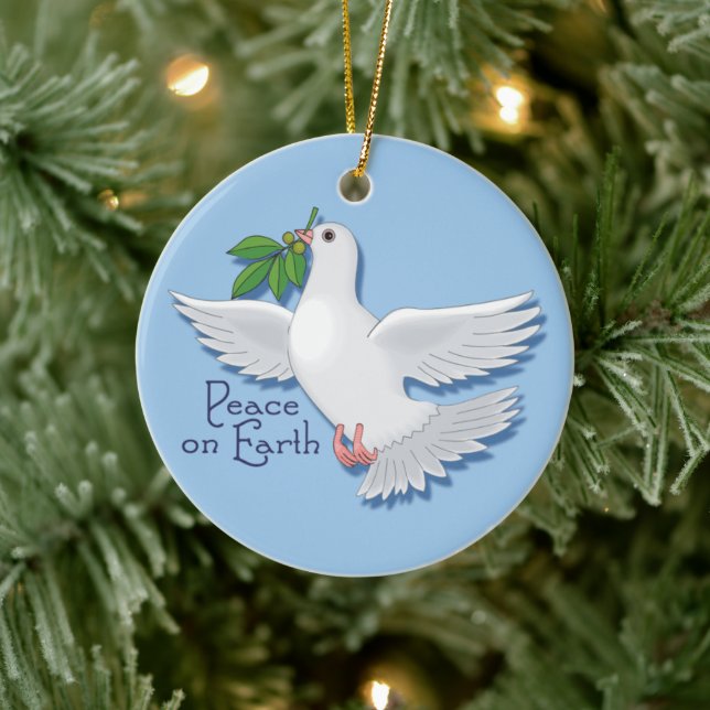 Weltfrieden Dove Ornament (Baum)