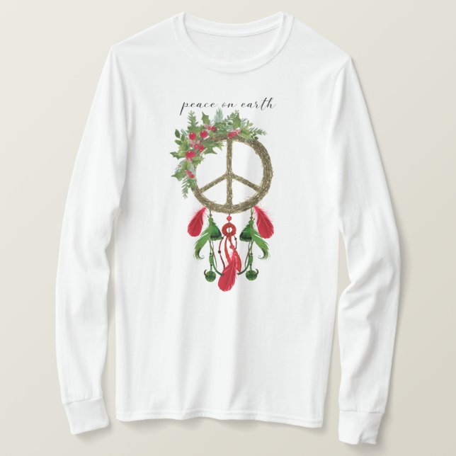 Weltfrieden Dream Catcher Shirt (Design vorne)
