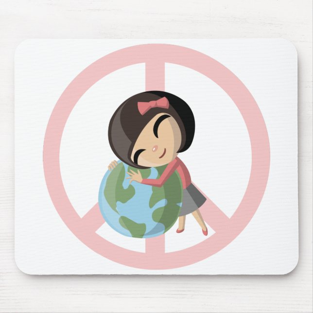 "Weltfrieden" Emily Mousepad (Vorne)