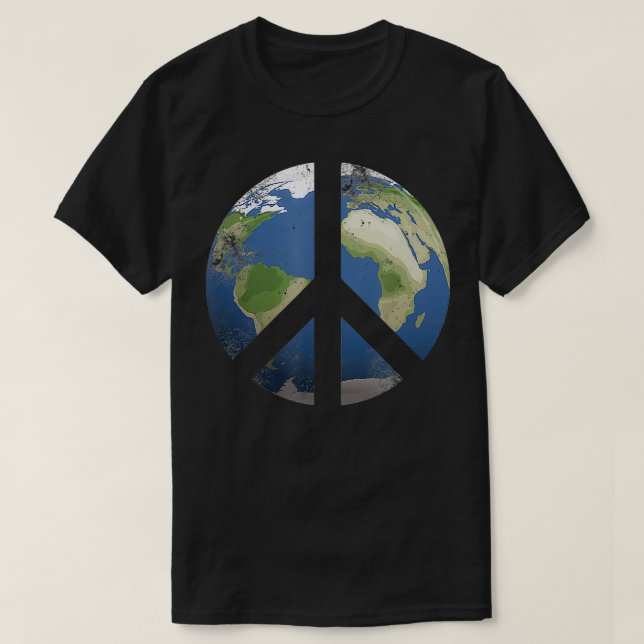 Weltfrieden-Erde-Bewusstseinsfeier für Frieden T-Shirt (Design vorne)
