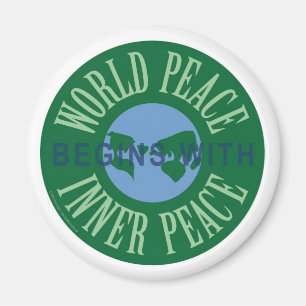 Weltfrieden fängt mit dem inneren Friedensmagnete Magnet