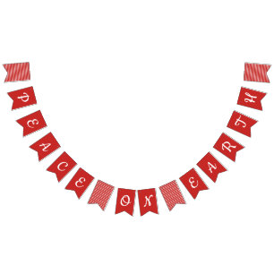 Weltfrieden-Feiertags-Flaggen-Flaggen Wimpelkette