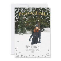Weltfrieden Gold Silver Holiday Weihnachten Foto
