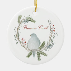 Weltfrieden Holiday Keramik Ornament