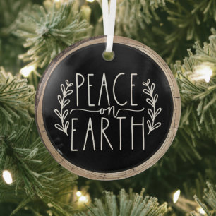 Weltfrieden Holiday Ornament Aus Glas