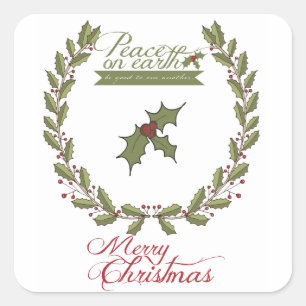 Weltfrieden Holiday Stickers