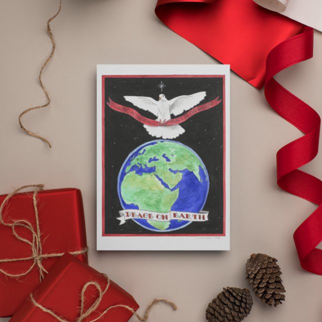 Weltfrieden Inspiration Postkarte (Von Creator hochgeladen)