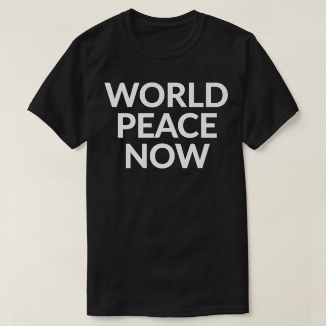 Weltfrieden jetzt Premium T-Shirt (Design vorne)