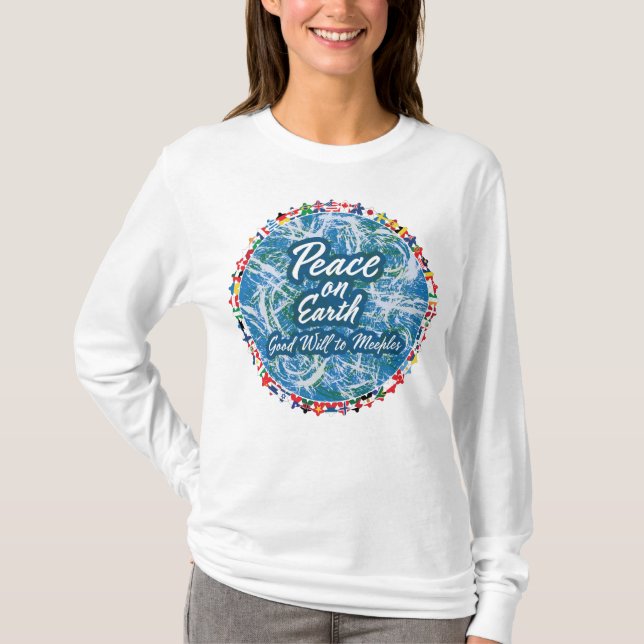 Weltfrieden Meeples Womens Shirt (Vorderseite)