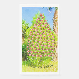 Weltfrieden Monarch Butterfly Weihnachtsbaum Serviette