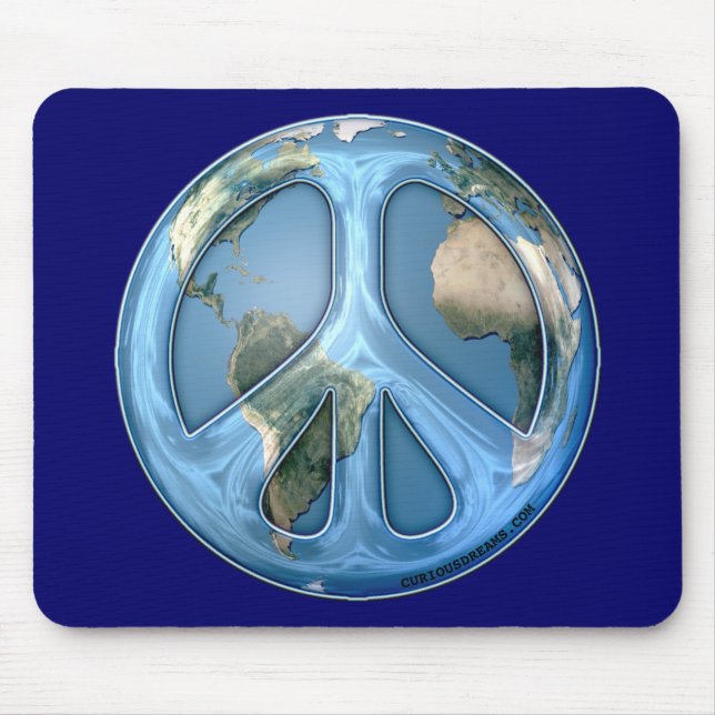 Weltfrieden Mousepad (Vorne)