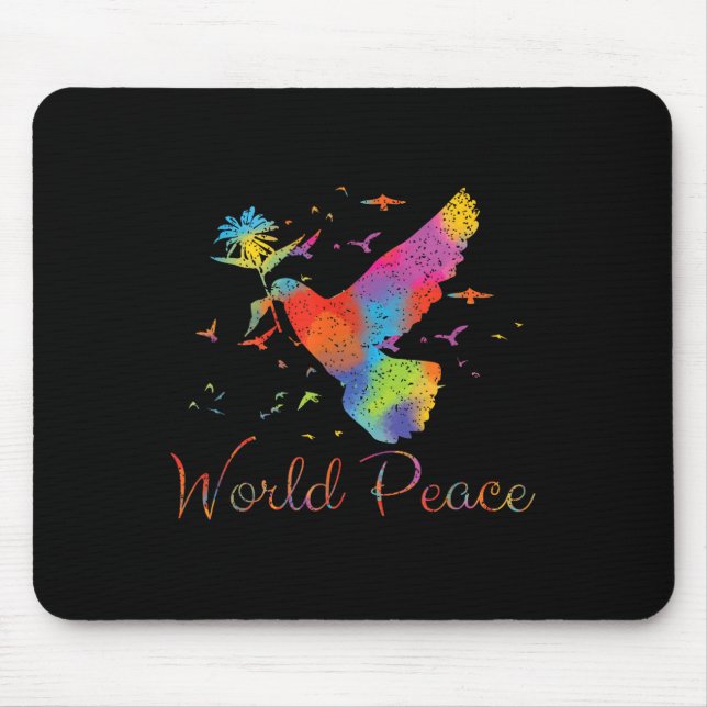 Weltfrieden Mousepad (Vorne)