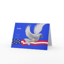 Weltfrieden. Peace Dove Patriotic Weihnachten