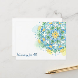 Weltfrieden Postkarte