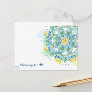 Weltfrieden Postkarte