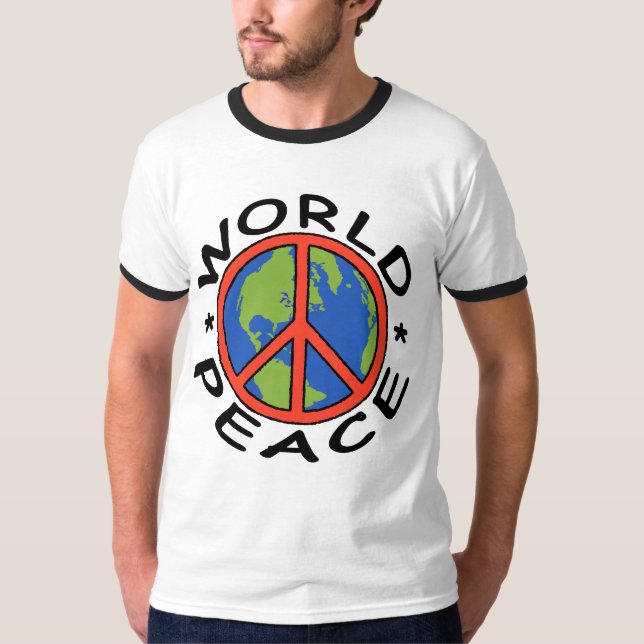 Weltfrieden T-Shirt (Vorderseite)