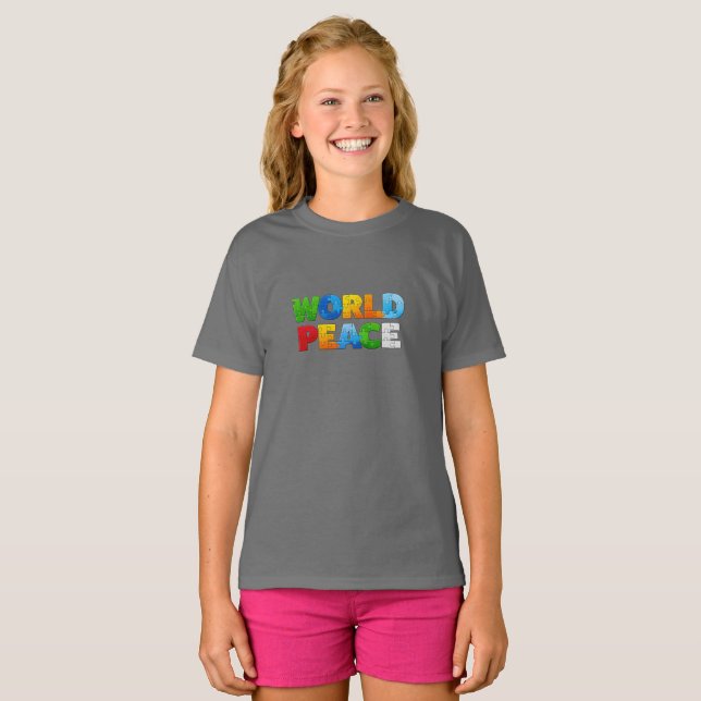 Weltfrieden T-Shirt (Vorne ganz)