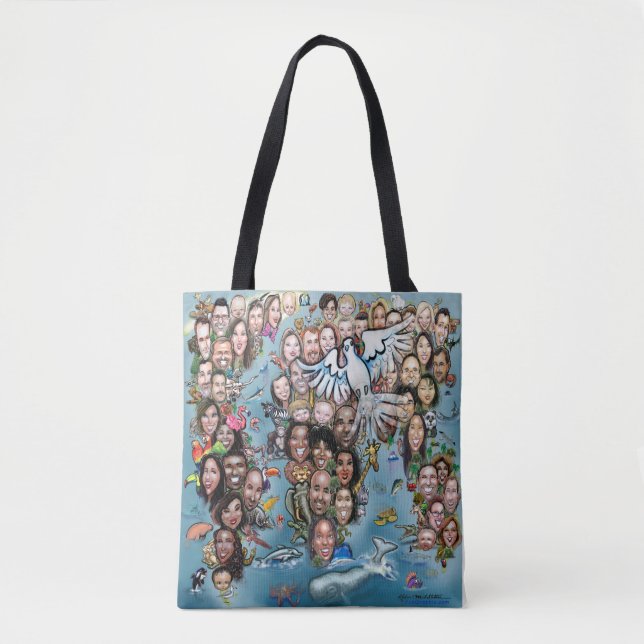 Weltfrieden Tasche (Vorderseite)