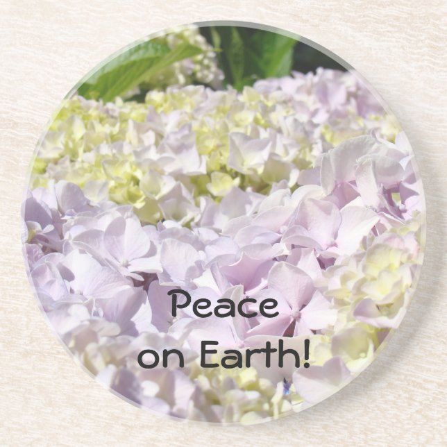 Weltfrieden! Untersetzer geben Lavender Hydrangeas (Vorne)