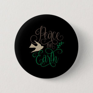 Weltfrieden Weihnachten Button