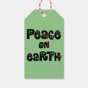 Weltfrieden Weihnachten Geschenkanhänger