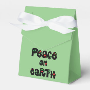 Weltfrieden Weihnachten Geschenkschachtel