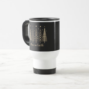 Weltfrieden Weihnachten Minimalistisch Reisebecher