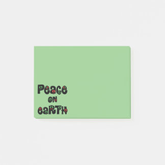 Weltfrieden Weihnachten Post-it Klebezettel