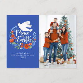 Weltfrieden Weihnachts-Foto Postkarte