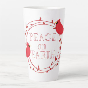 Weltfrieden Weihnachts-Kardinal Milchtasse