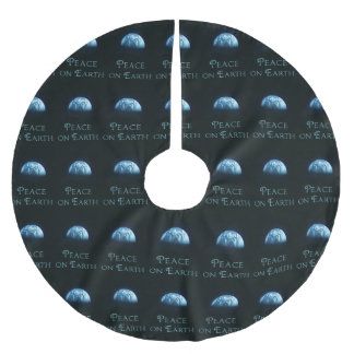 Weltfrieden-Weihnachtsbaum-Rock Polyester Weihnachtsbaumdecke