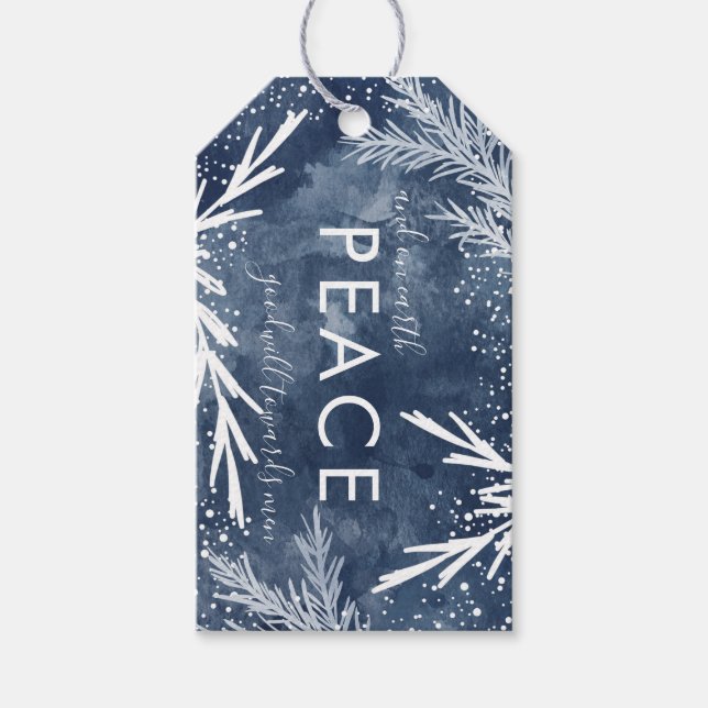 Weltfrieden, Weihnachtsgeschenke Geschenkanhänger (Vorderseite)