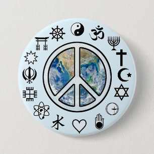 Weltfrieden - Weltfrieden Button