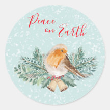 Weltfrieden Winter Robin Christlich Weihnachten