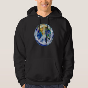 Weltfriedensbewusstsein Menschlichkeit Liebe & Kin Hoodie