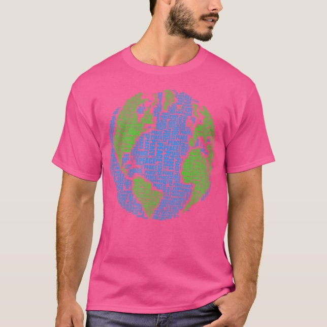 Weltfriedensslobe T-Shirt (Vorderseite)