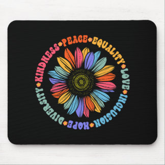 Weltfriedensstifter Sonnenblumenblumengestelle Mousepad
