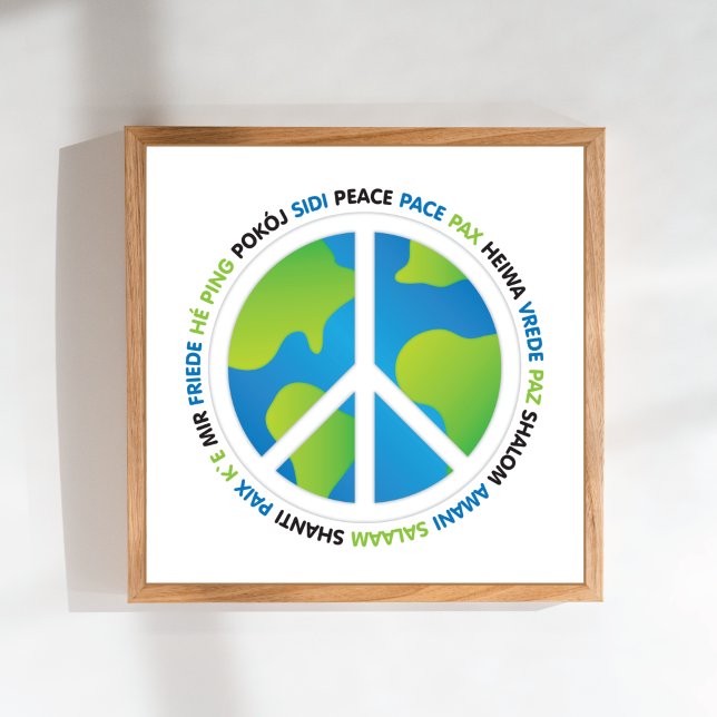 Weltfriedenssyndiksprache Poster (Von Creator hochgeladen)