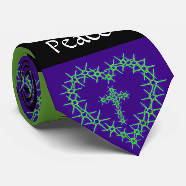 WELTFRIEDENSZEIT KRAWATTE (Gerollt)