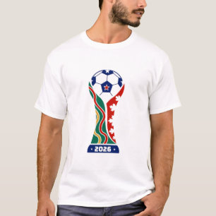 Weltfußballfan 2026   Globaler Fußballspieltag  T-Shirt